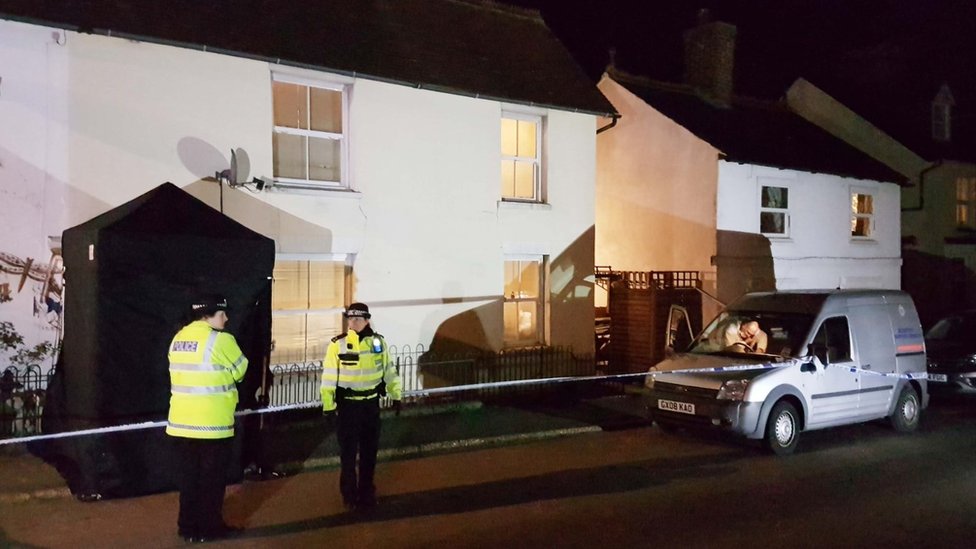 Police at scene