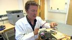 Charlie Stayt building a robot