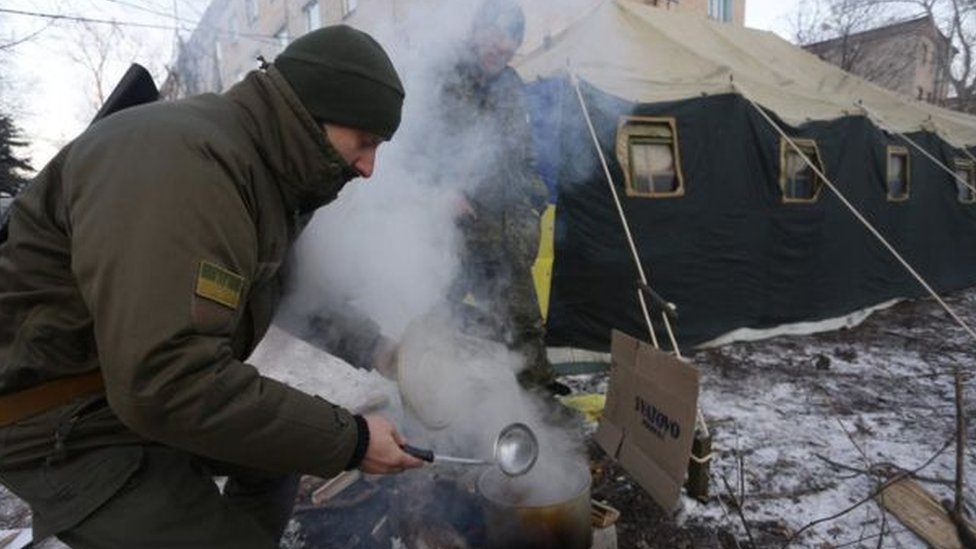 Soldado en Avdiivka