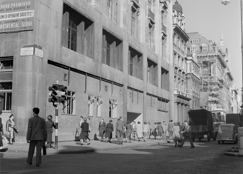 200 Oxford Street en 1949.