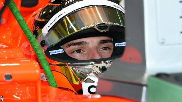 Formula 1 driver Jules Bianchi