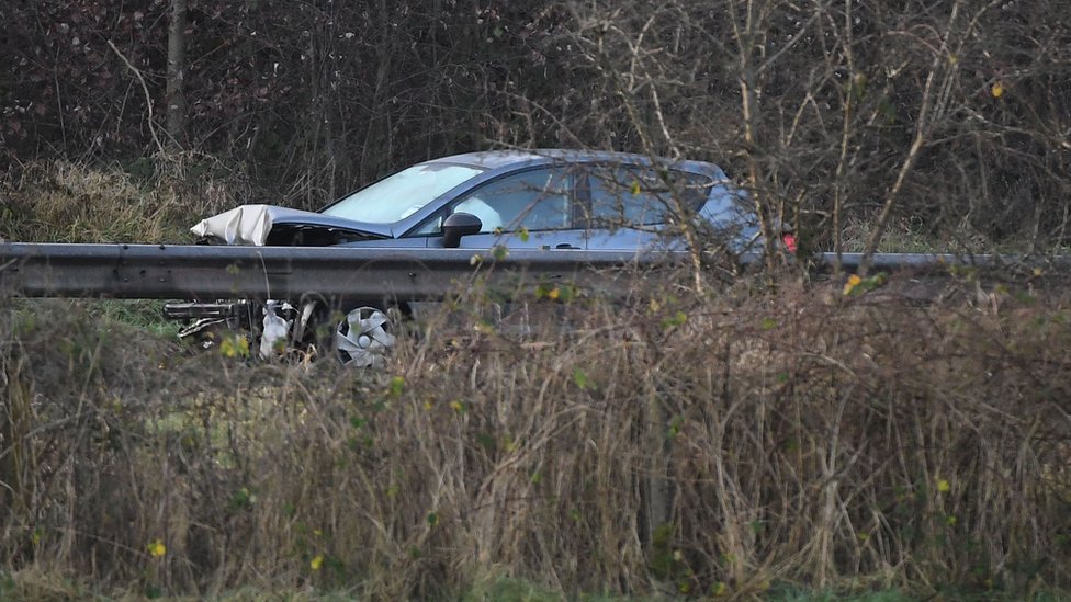 Man dies in County Antrim motorway crash BBC News