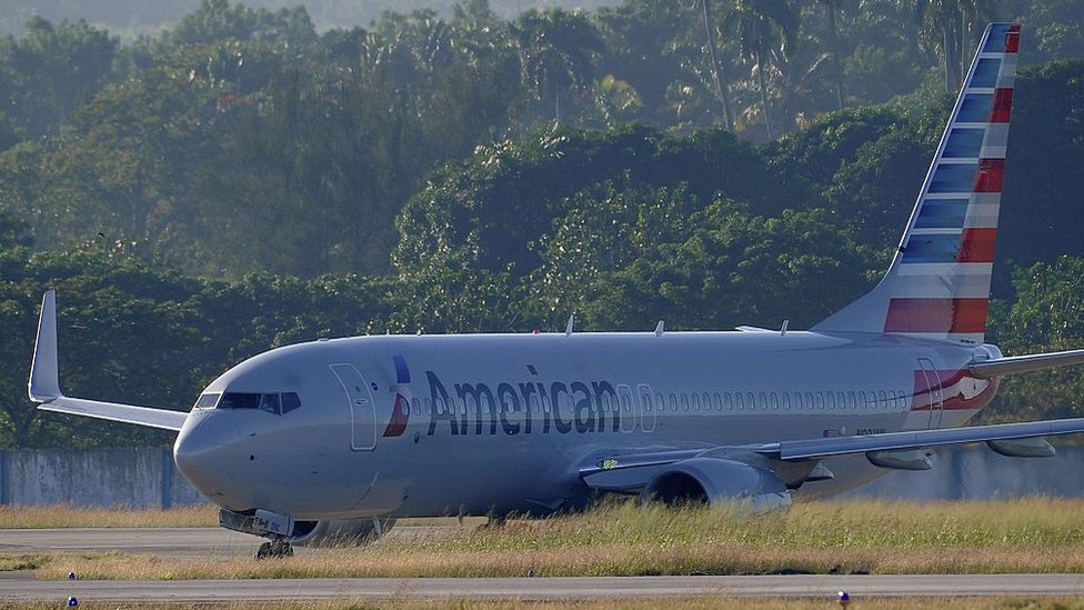 Avión de American Airlines