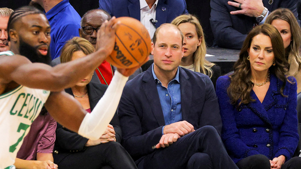 William and Kate in Boston after palace race row
