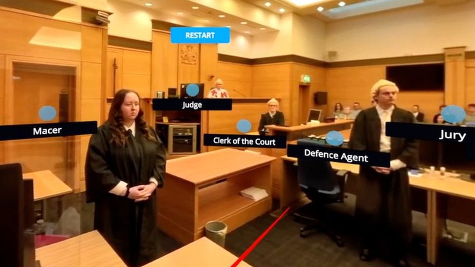 Virtual reality used to address victim court trauma