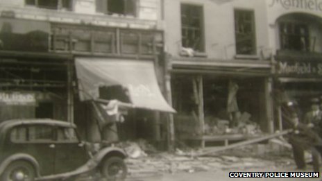 The devastation after the attack