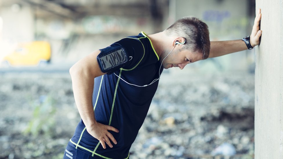 Hombre haciendo ejercicio