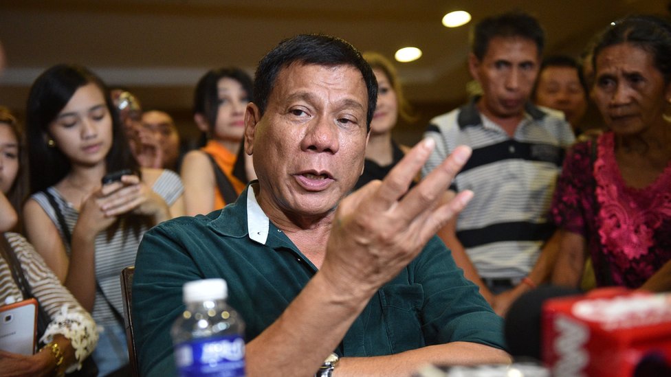 Philippines President-elect Rodrigo Duterte