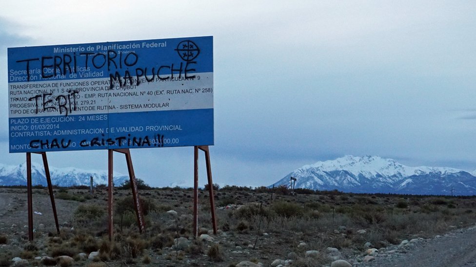Territorio mapuche.