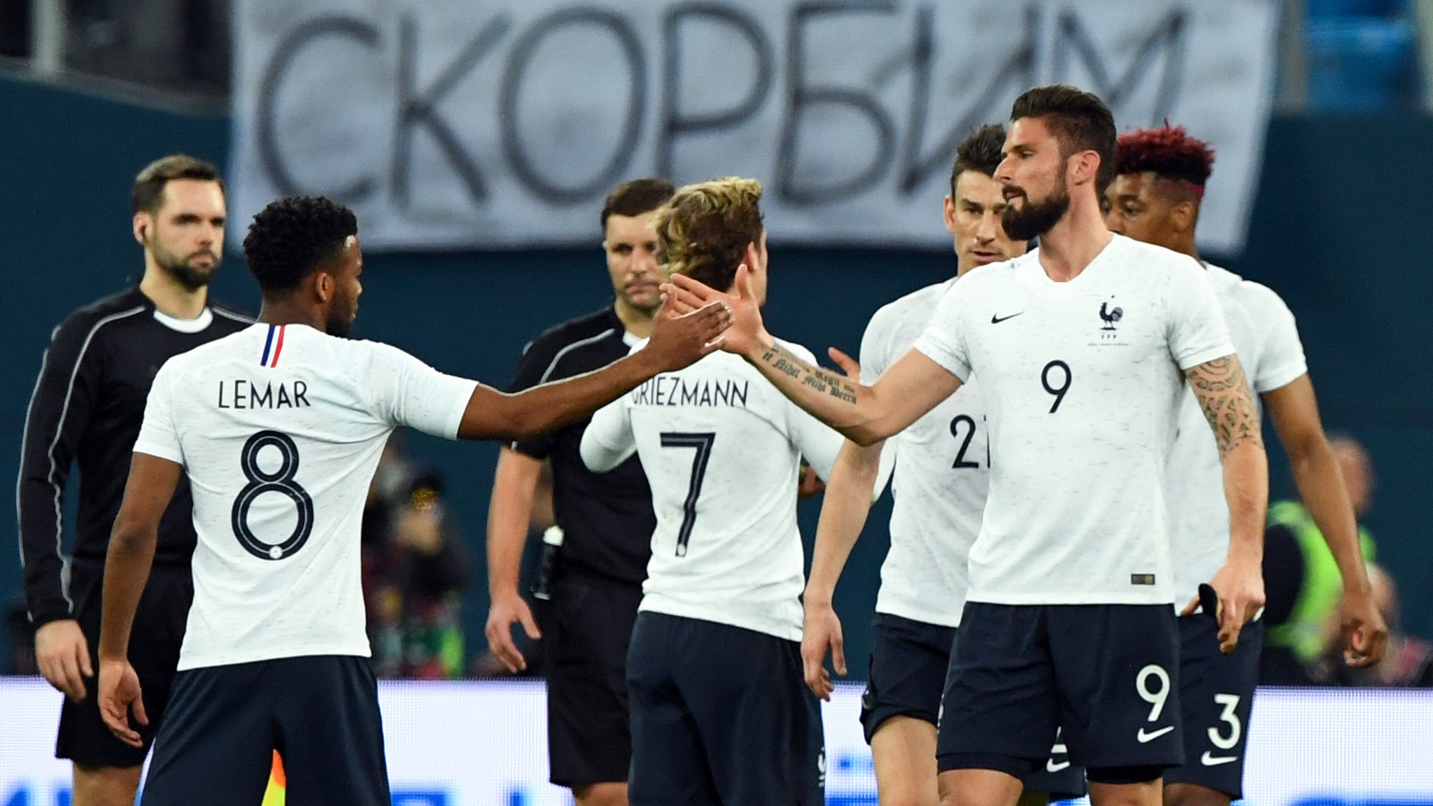 Russia: World Cup hosts fined for France game racism