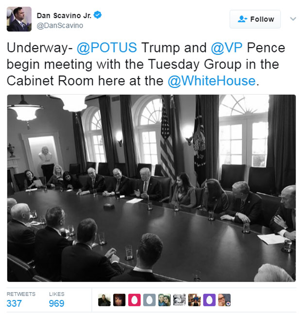Dan Scavino tweet: 