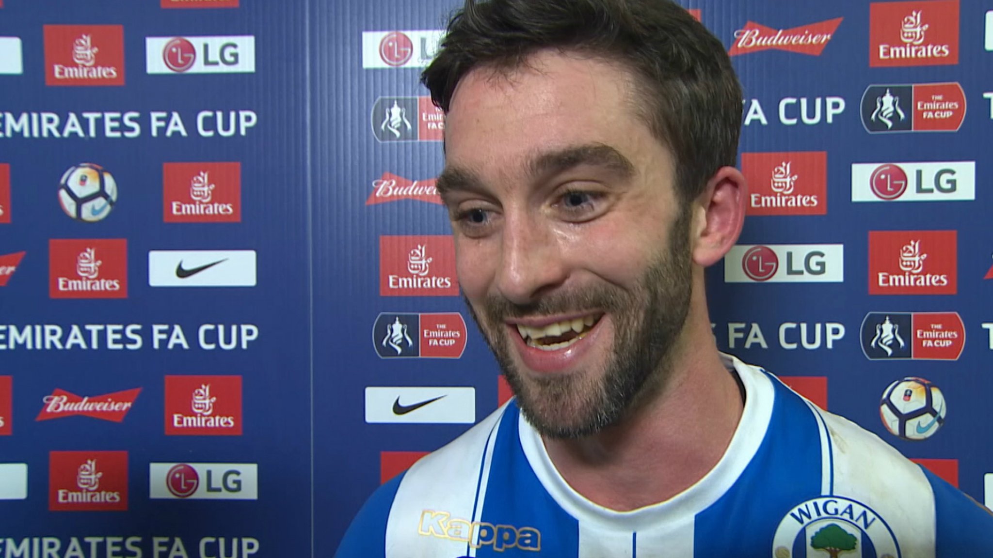Wigan 1-0 Manchester City: Wigan striker Will Grigg and manager Paul Cook react to win