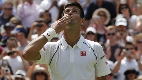 Djokovic beats Nieminen in the heat