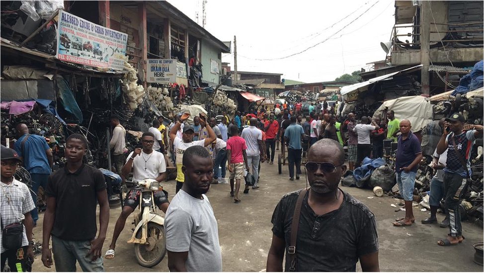 Ladipo market Lagos crisis: Ladipo spare parts traders lock Lagos  marketplace to protest - BBC News Pidgin