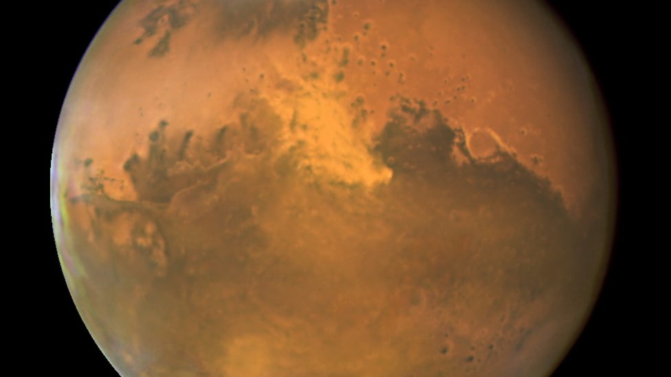 صورة لجزء من سطح المريخ