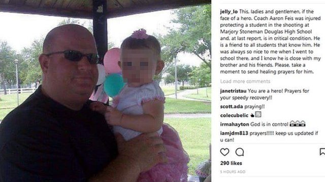 Texto dedicado a Aaron Feis en Instragram (Foto: Instagram)