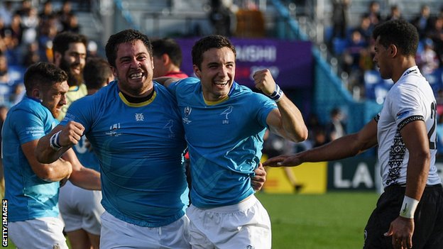 TEROS　ウルグアイ代表　ラグビージャージ　　W杯　2019年　Lサイズ _108956071_gettyimages-