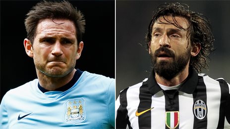 Lampard & Pirlo 'in NYC to compete'