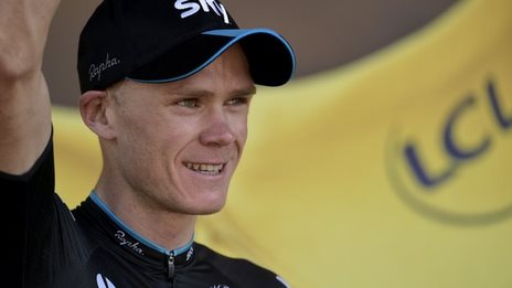 Leader Froome not wearing yellow