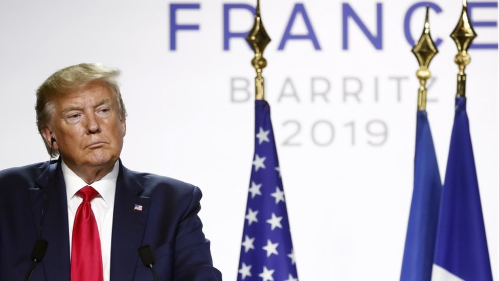 来年のサミットは私のリゾートで」 トランプ大統領が提案 - BBCニュース