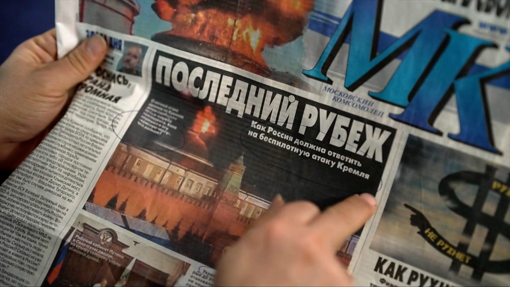 Russian media's muted response to Kremlin explosion
