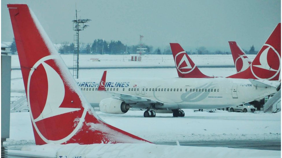 Turkish Airlines plane from Hong Kong crash lands on Kyrgyzstan homes