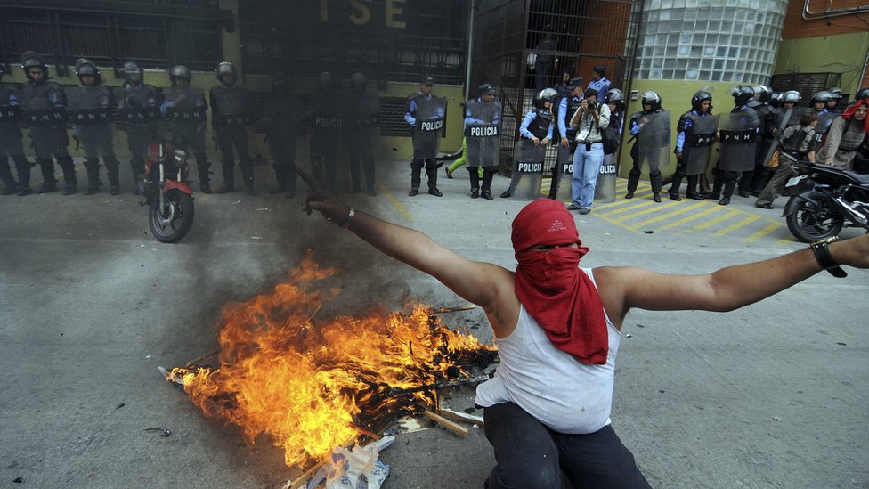Protestas en Honduras
