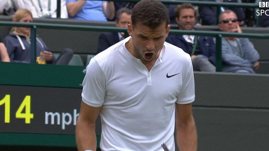 Wimbledon 2016: Grigor Dimitrov breaks with stunning drop shot