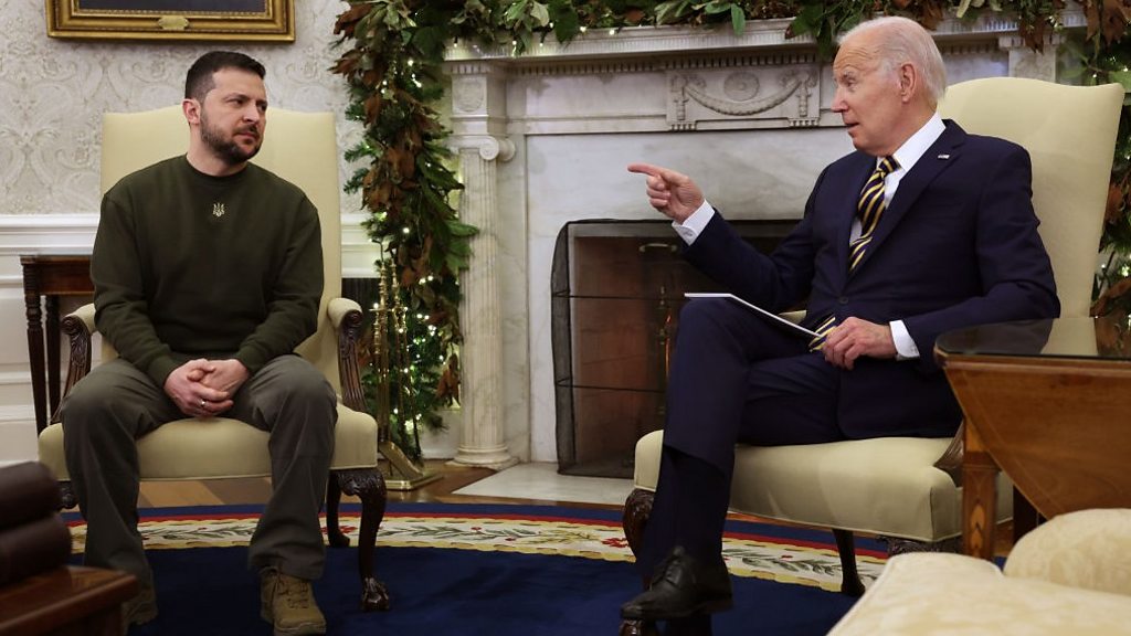Biden praises Zelensky and Ukrainian people