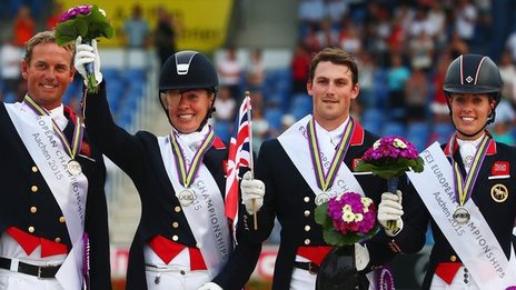 Britain win dressage silver at Euros