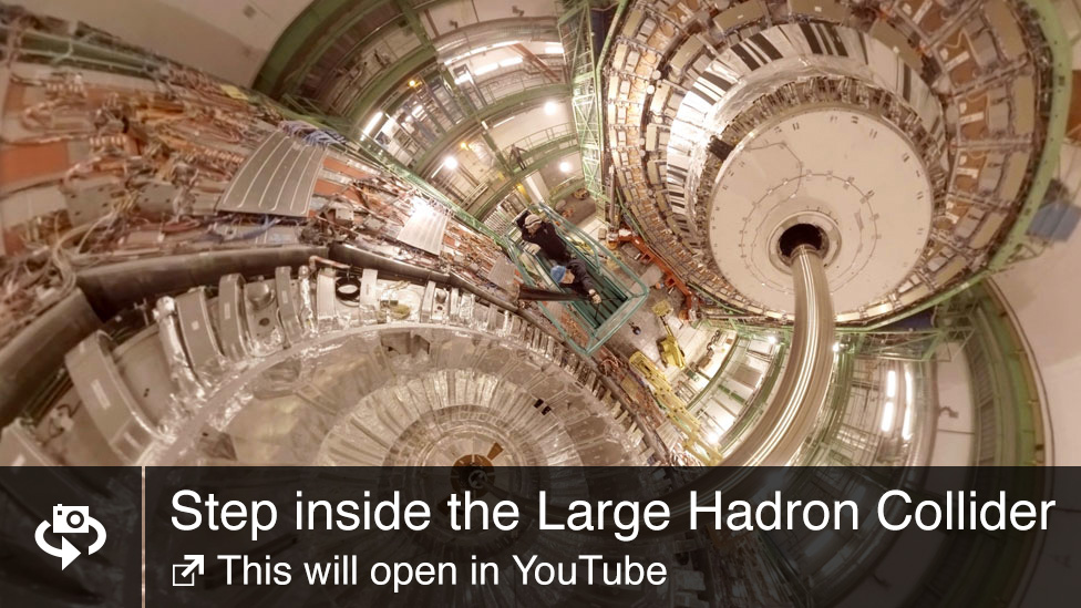 360degree tour of Cern's Large Hadron Collider BBC News