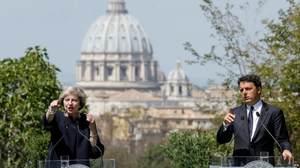 Theresa May: UK should be flexible over Brexit trade options