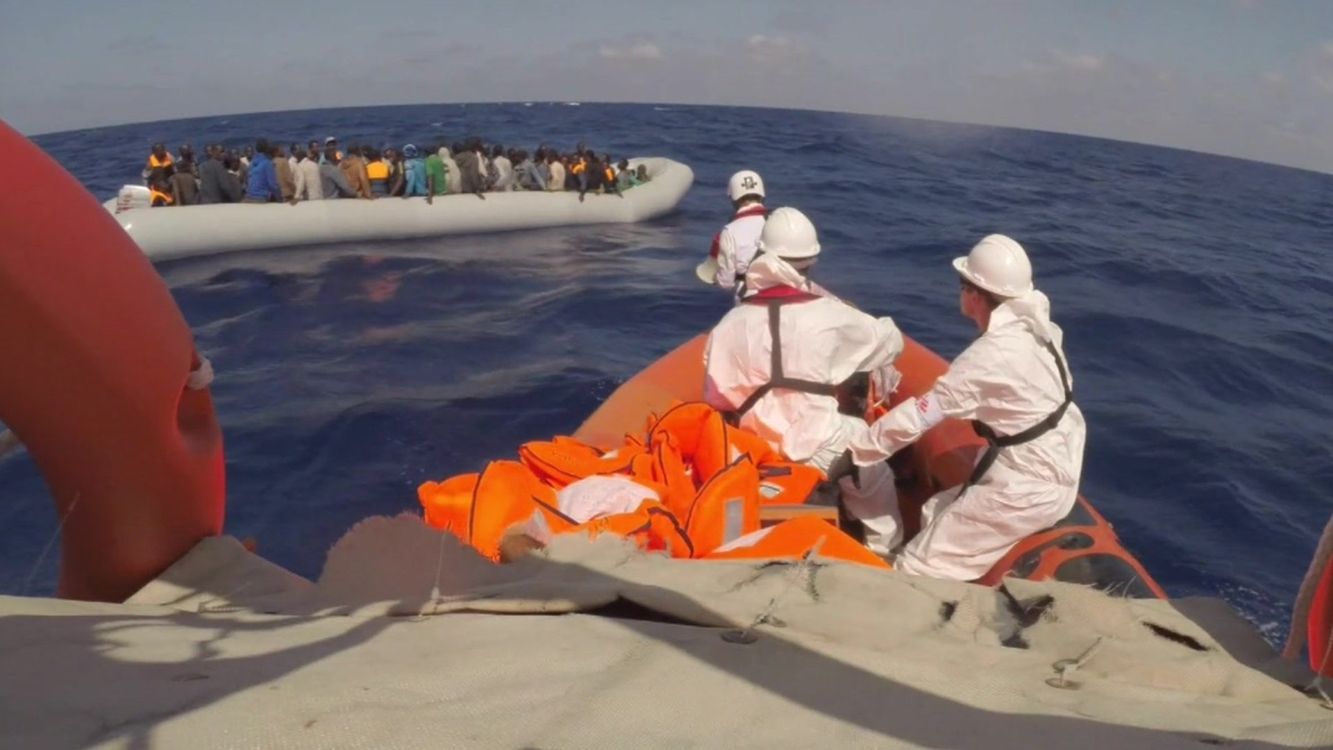 On Board A Migrant Rescue Boat - CBBC Newsround