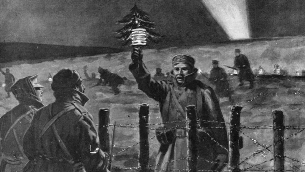 O 'milagre' em que alemães e britânicos saíram das trincheiras para cantar juntos em plena guerra - BBC News Brasil O 'milagre' em que alemães e britânicos saíram das trincheiras para cantar juntos em plena guerra - BBC News Brasil