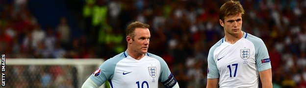 Wayne Rooney and Eric Dier