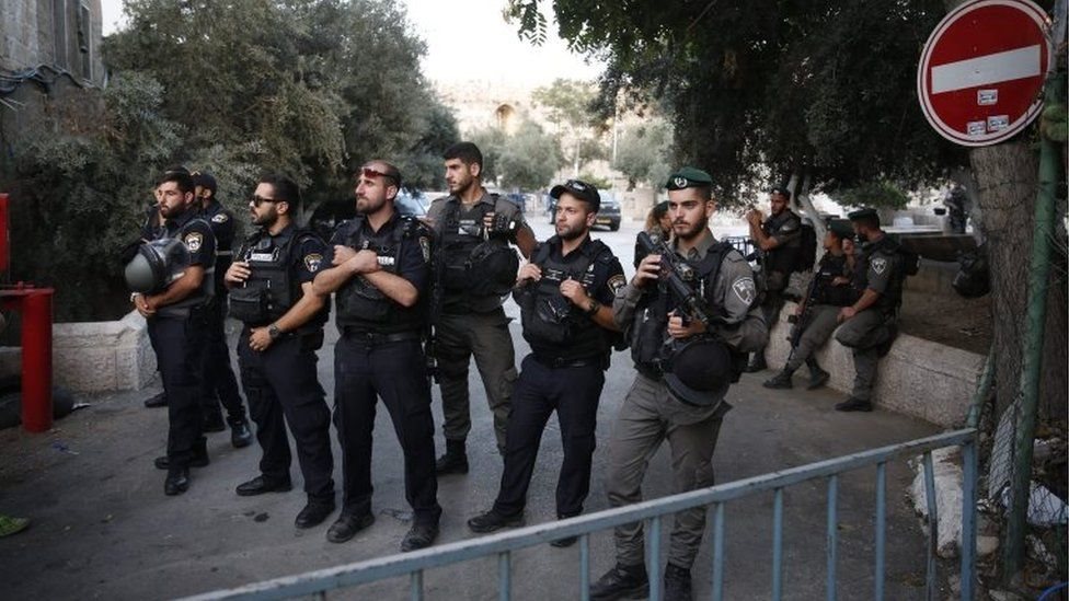 قوات من الشرطة الإسرائيلية