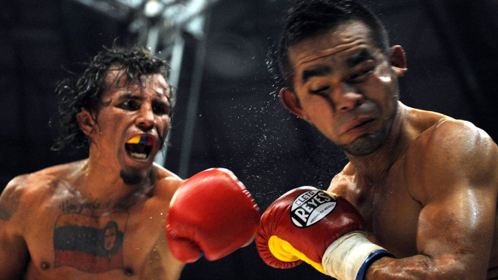 Combate de boxeo