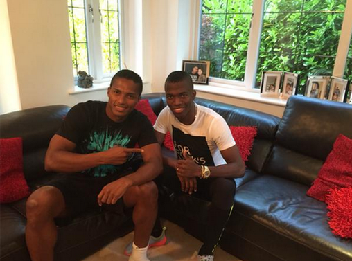 Enner Valencia (right) and Antonio Valencia