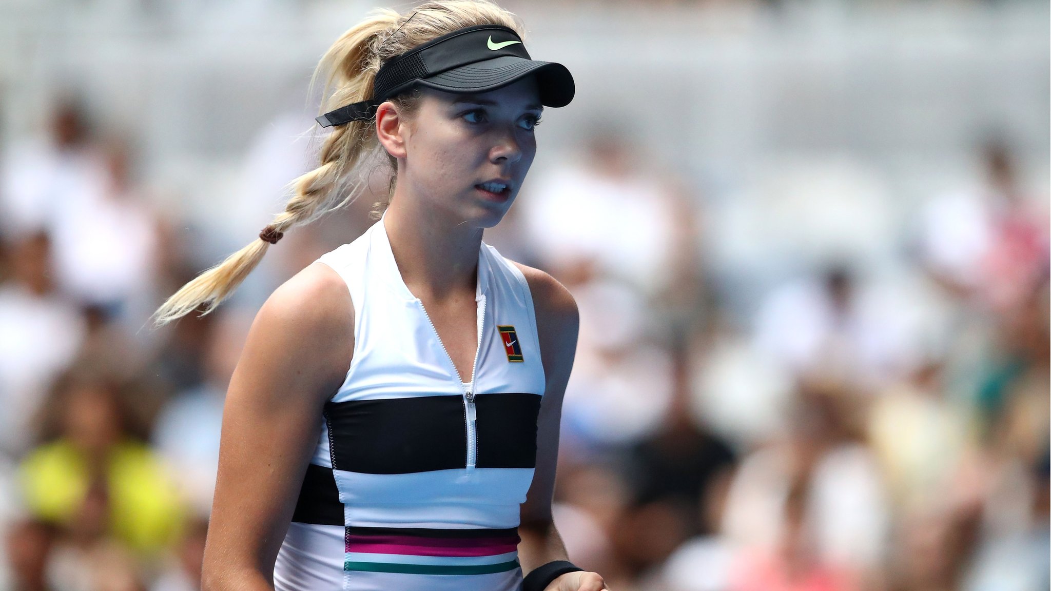 Britain's Katie Boulter loses to Ekaterina Alexandrova in St Petersburg