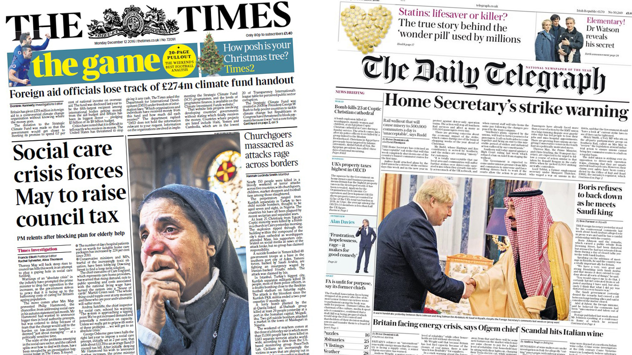 newspaper-headlines-council-tax-rises-and-strike-warnings-15-min