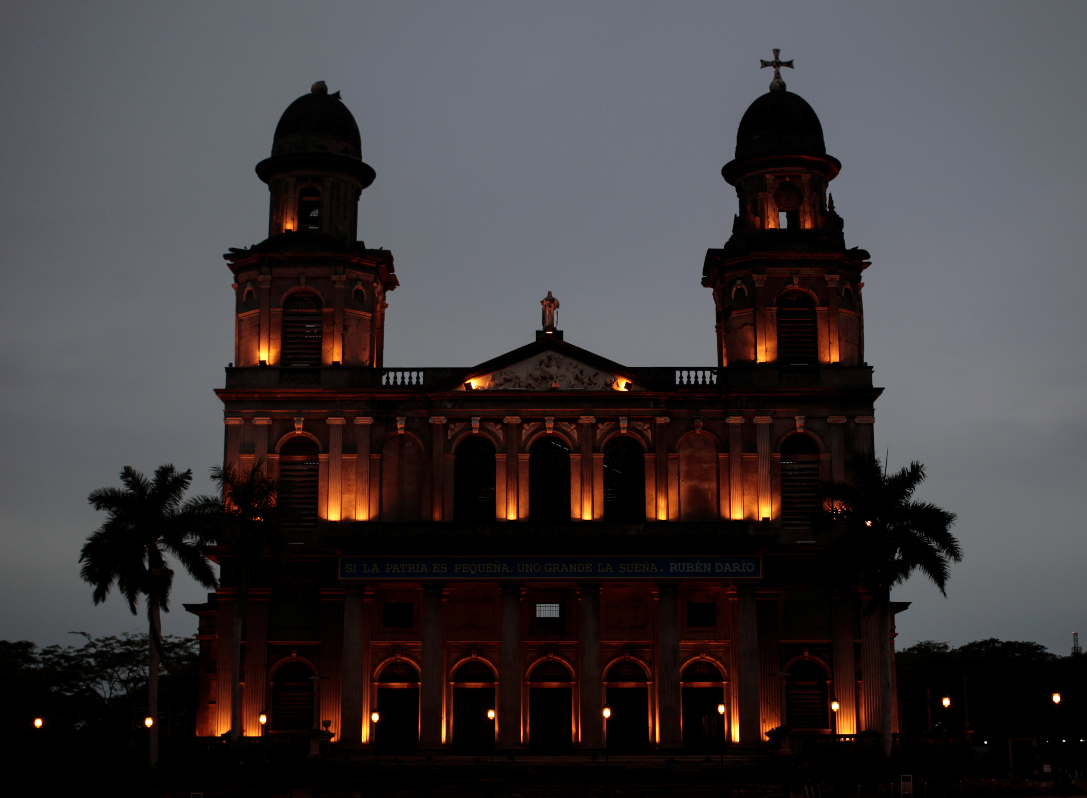 La catedral vieja de Managua