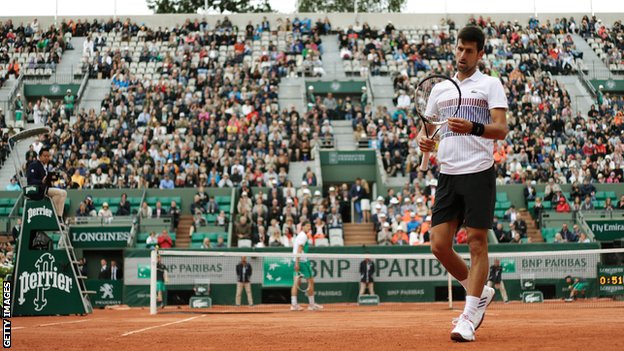 French Open 2017 Novak Djokovic loses to Dominic Thiem in quarter