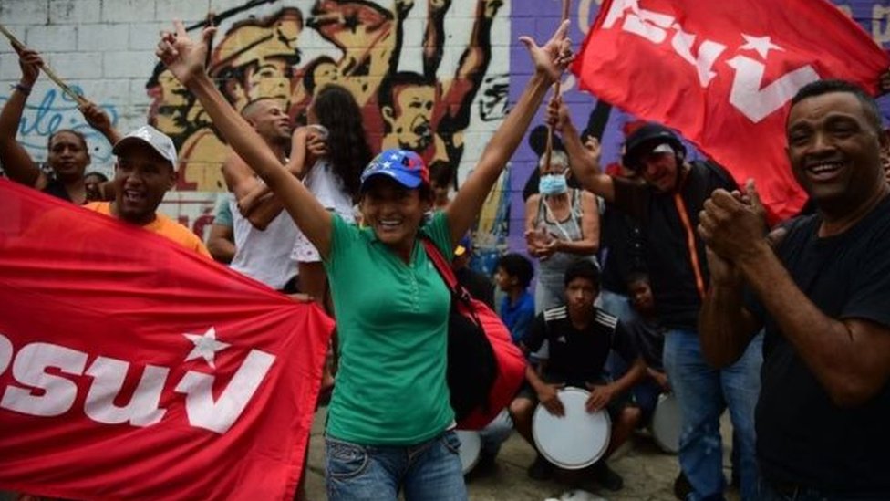 تظاهرة لمؤيدي الحكومة في فنزويلا