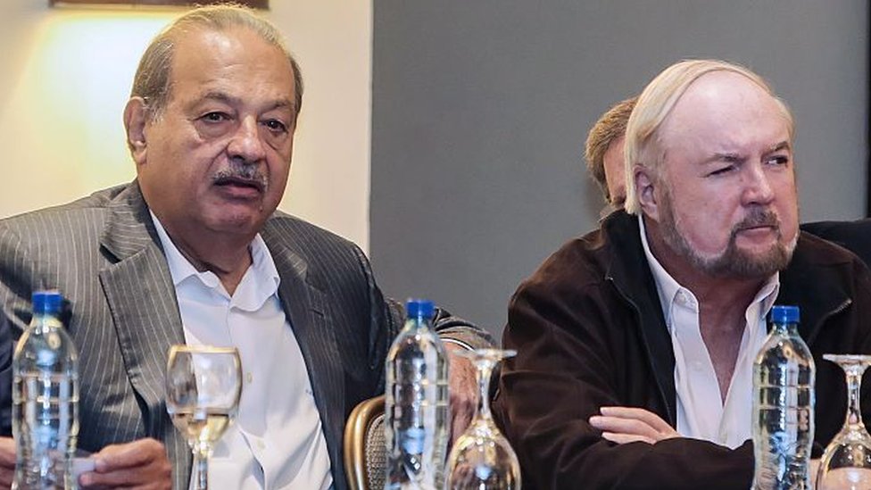 Carlos Slim y Carlos Pellas