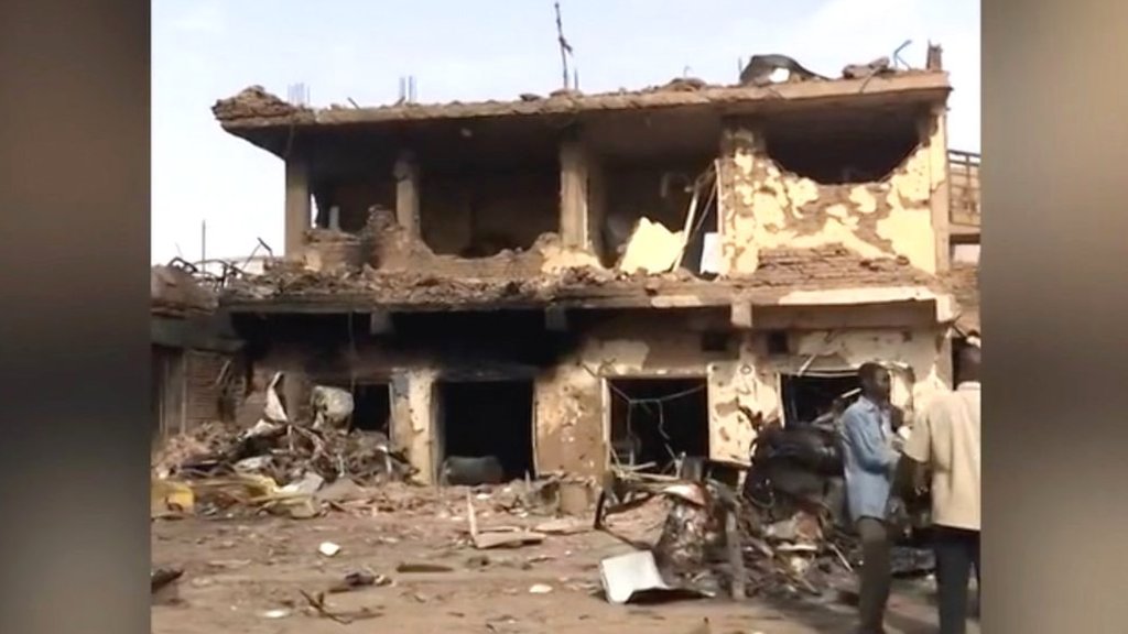 Driving through Sudan reveals trail of devastation