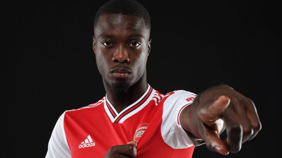 Nicolas Pepe: Arsenal break record sign Ivory Coast player for