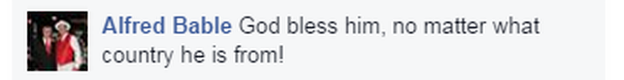 Facebook post