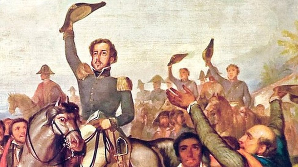 Qual desses heróis da independência você quer saber a história? Escrev