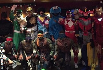 Crystal Palace players in fancy dress