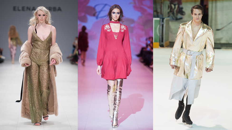 ФОТО ⟩ Красочные модели и одежда Недели моды в Украине